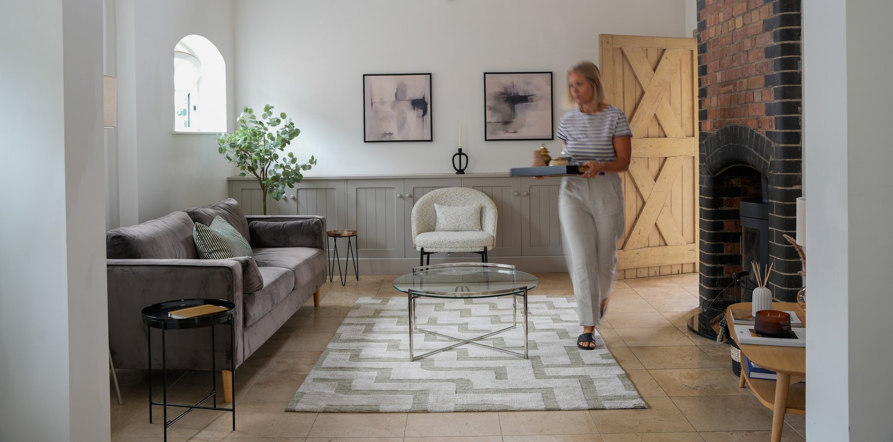 Frederica home staging a beautifully styled living room, ready to stage my home for sale